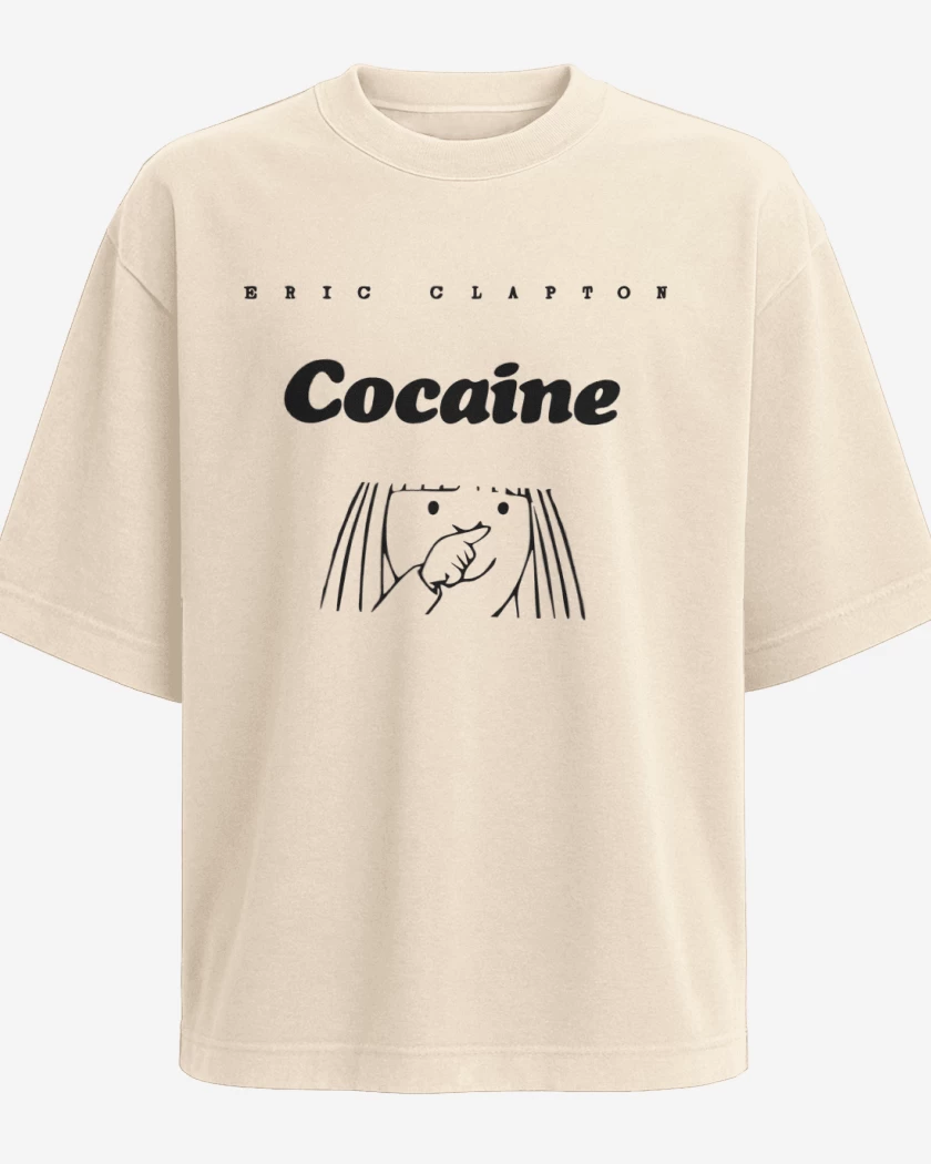 Polera Oversize Eric Clapton Cocaine