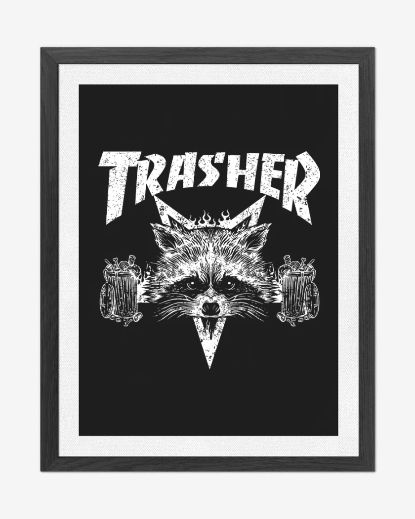 Cuadro decorativo Negro de Trasher