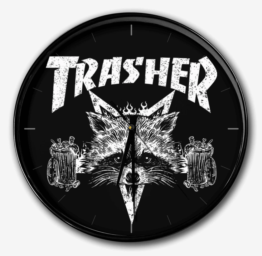 Reloj Negro de Trasher
