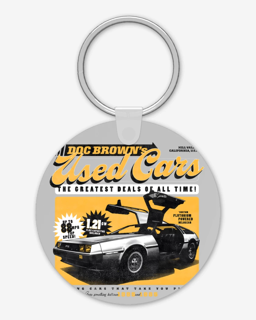 Llavero Delorean del 85