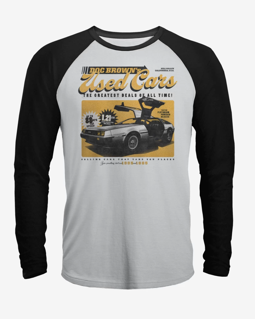 Polera Raglan Delorean del 85