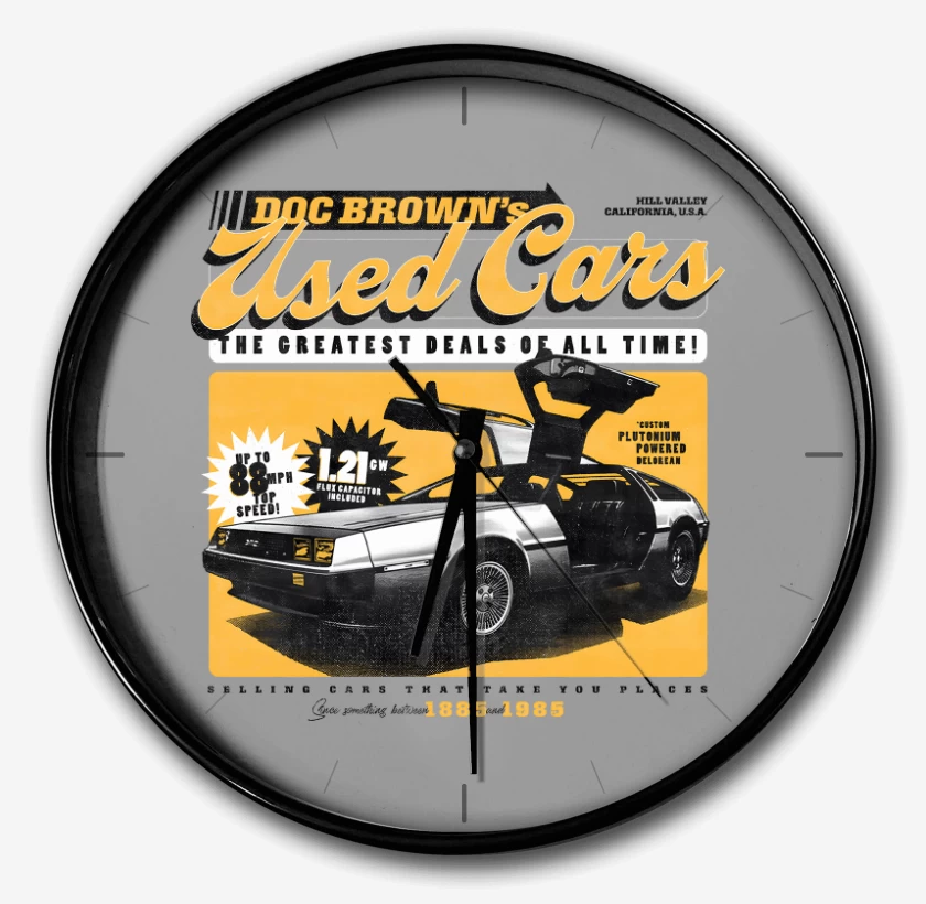 Reloj Delorean del 85