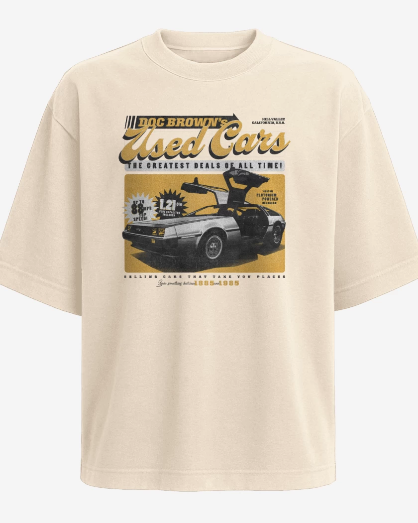 Polera Oversize Delorean del 85