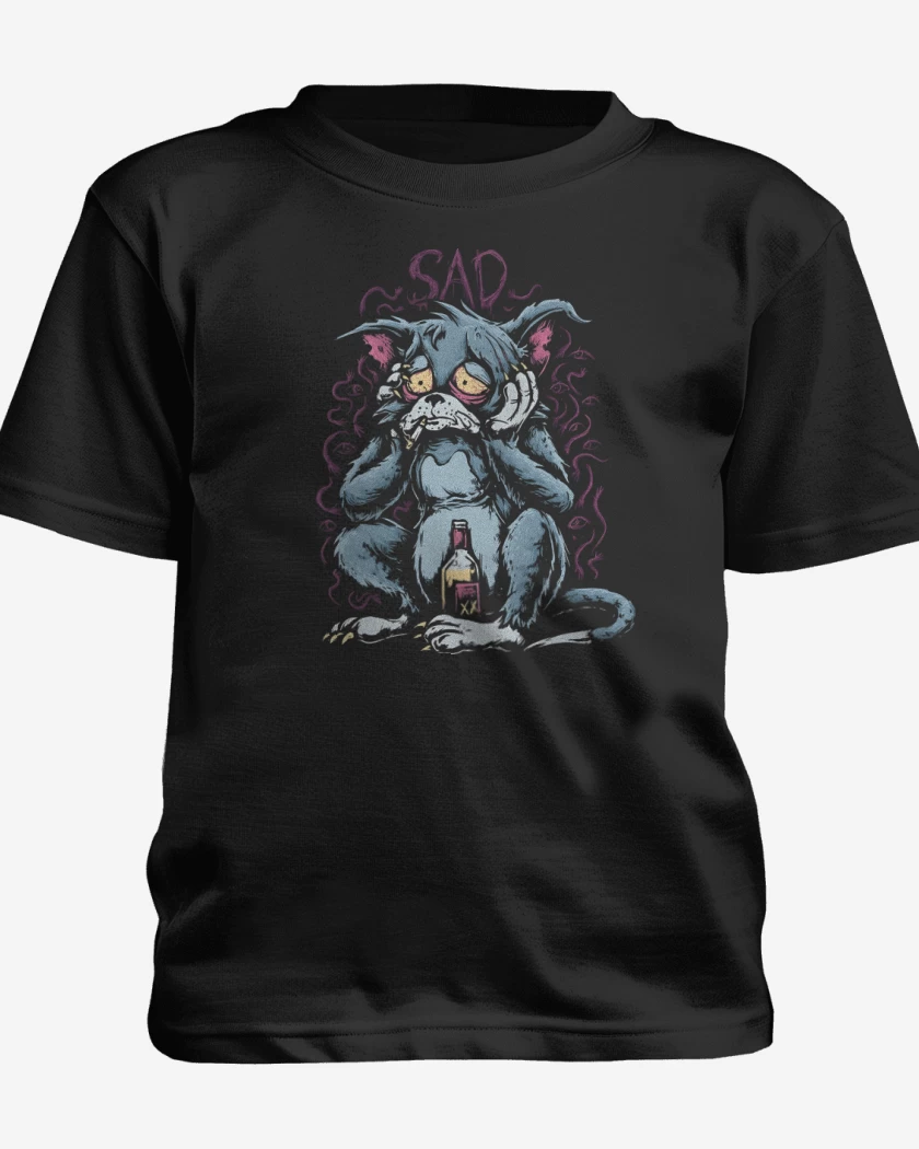 Polera de niño Negro de Tamos de la Perra