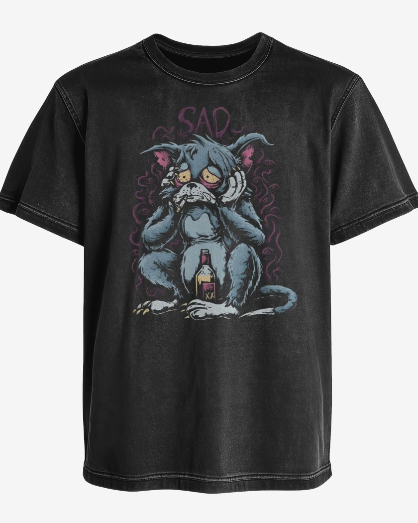 Polera desgastada Tamos de la Perra