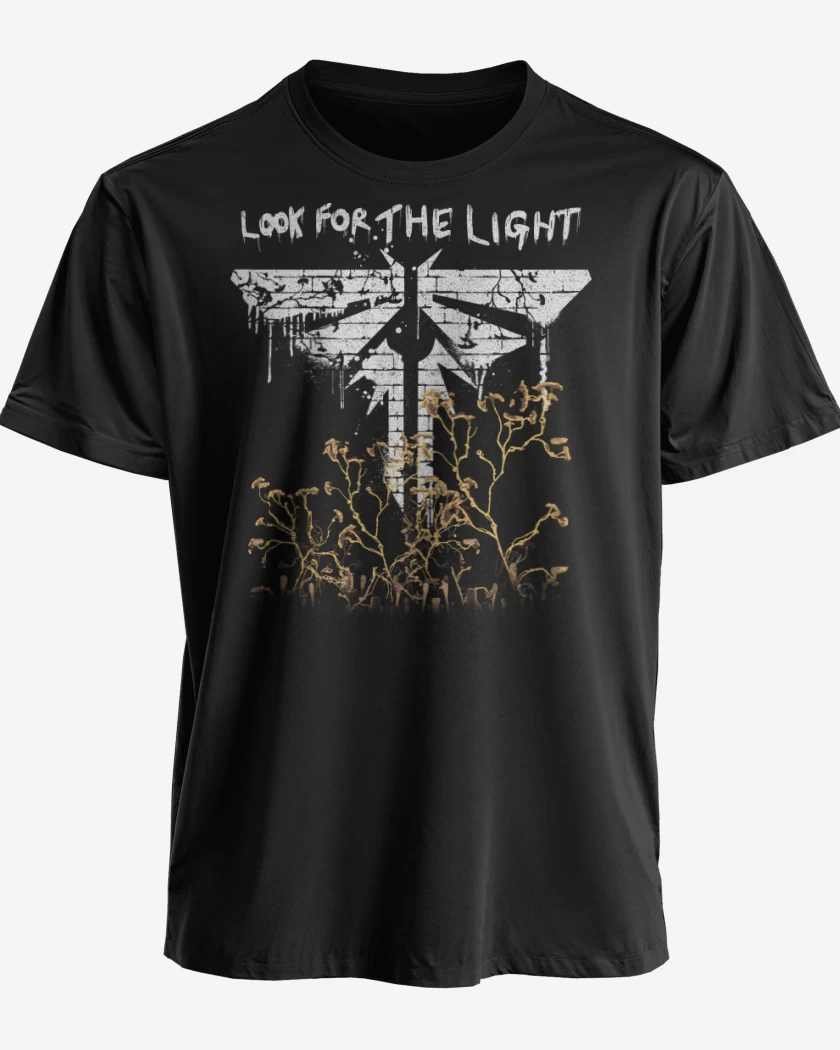 Polera premium Negro de A la Luz de las Esporas
