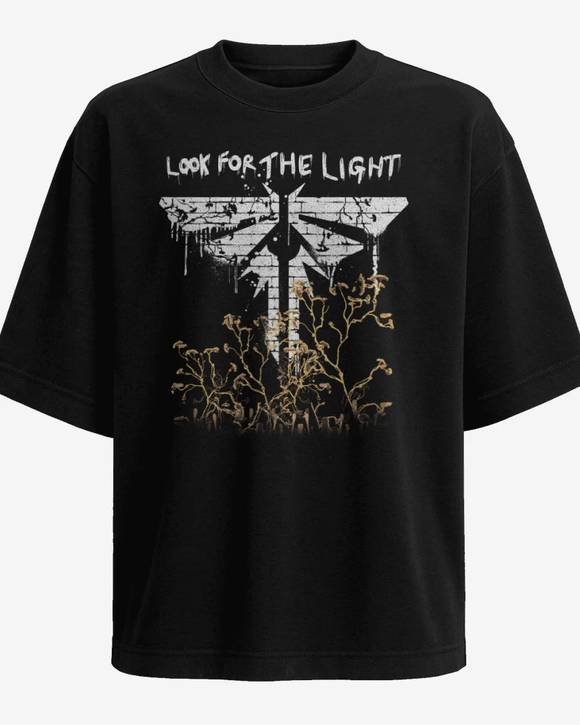 Polera Oversize A la Luz de las Esporas