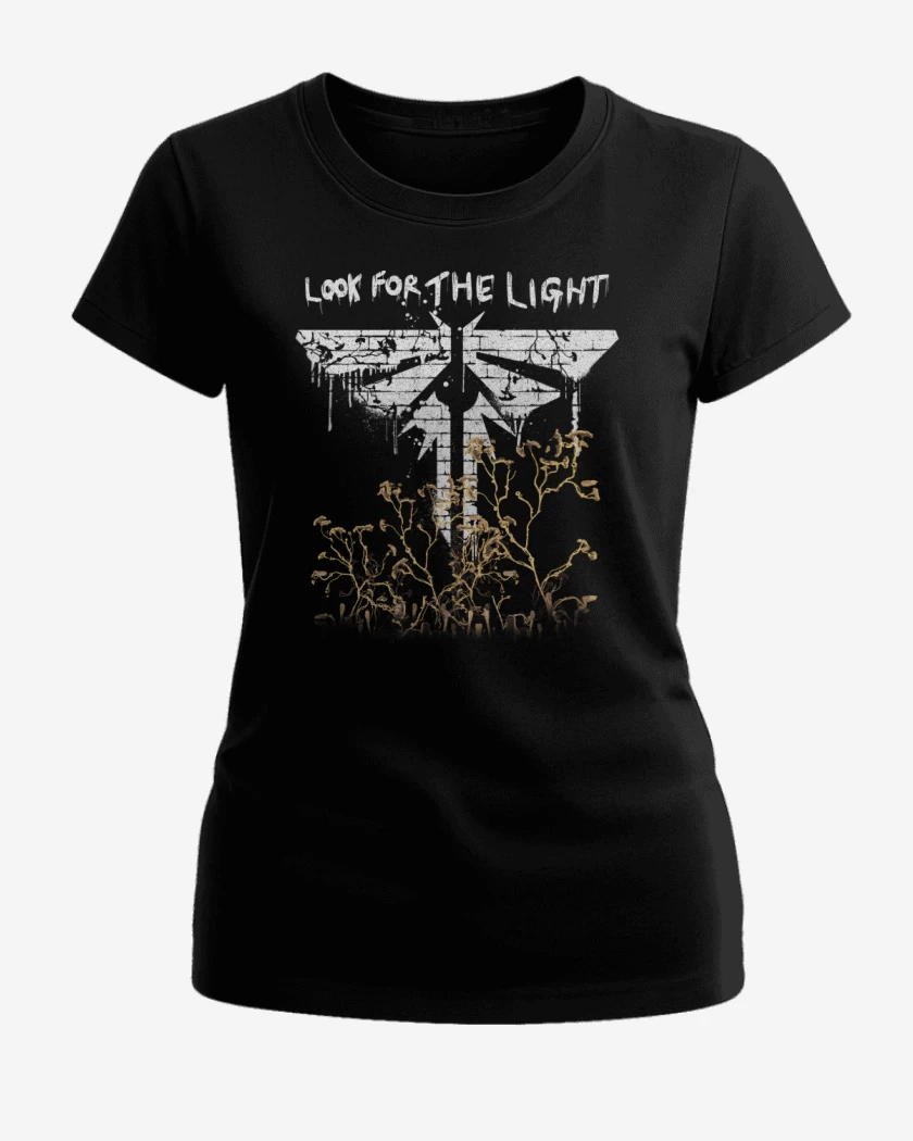 Polera de Mujer Negro de A la Luz de las Esporas