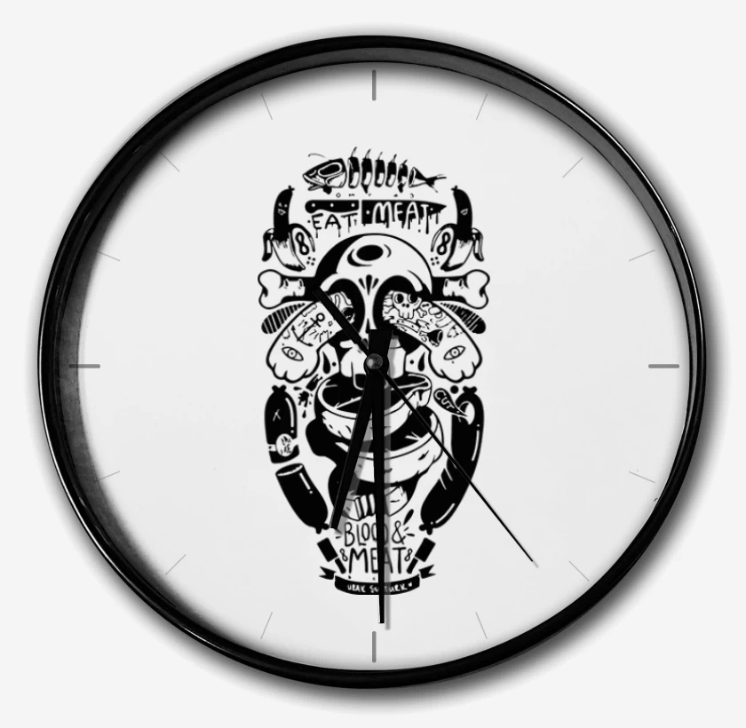 Reloj Blanco de Skull and arm