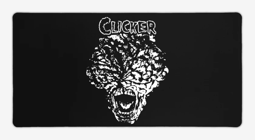 Mouse pad Gamer Negro de Clicker Punk