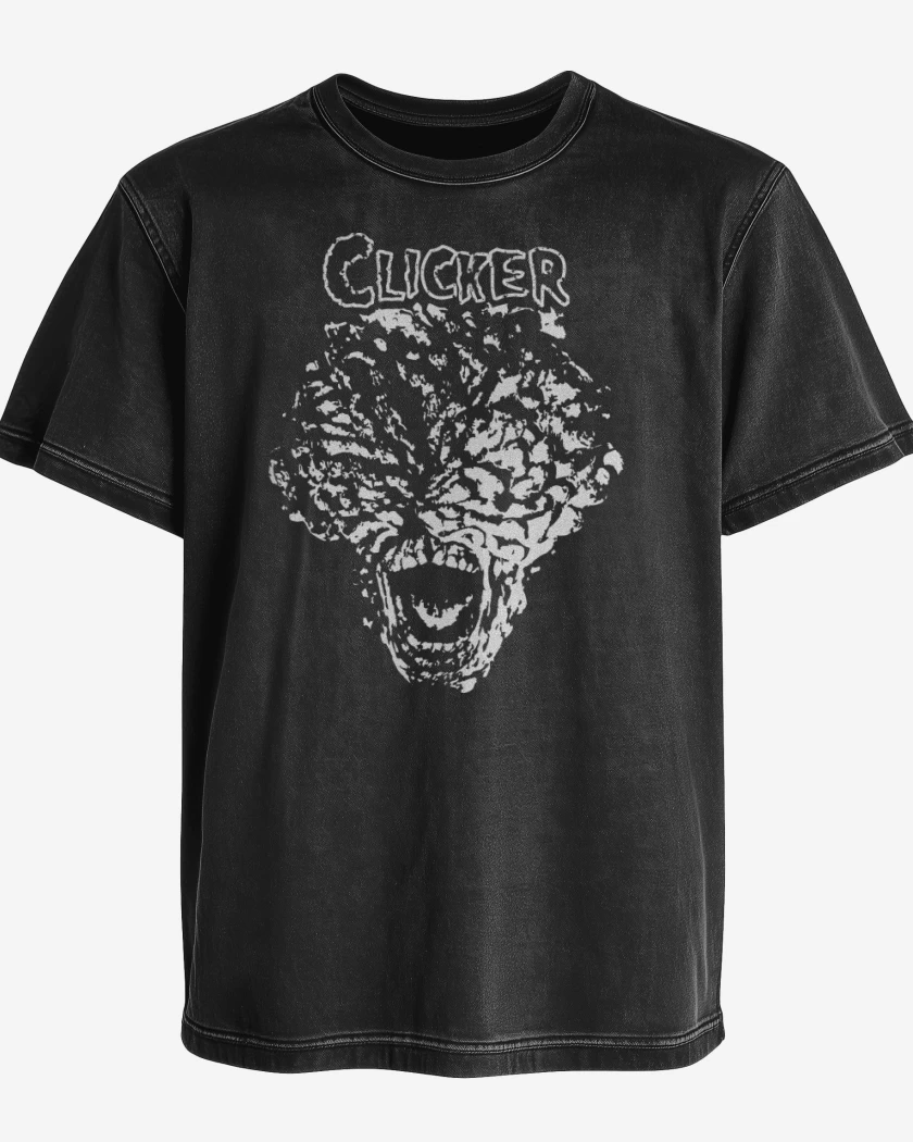 Polera desgastada Clicker Punk