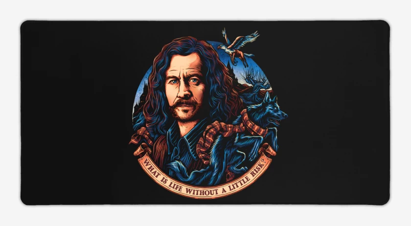 Mouse pad Gamer Negro de Sirius Lobo