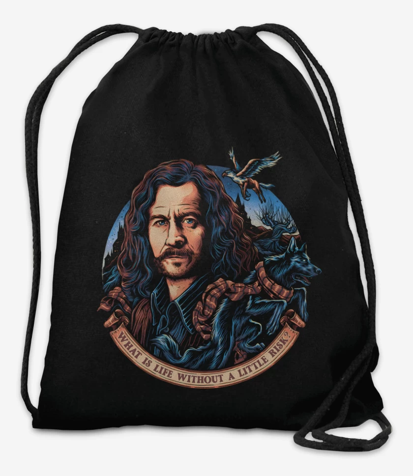 Mochila Negro de Sirius Lobo
