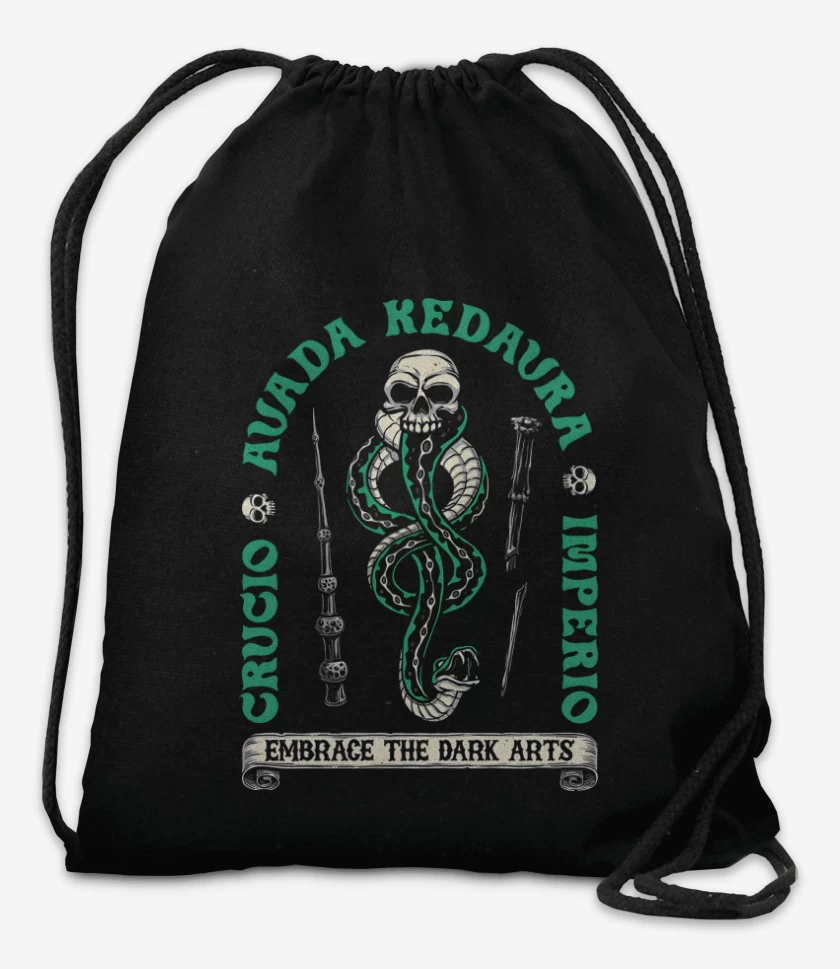 Mochila Negro de Maldiciones Imperdonables