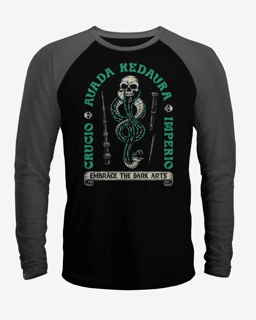 Polera Raglan Maldiciones Imperdonables