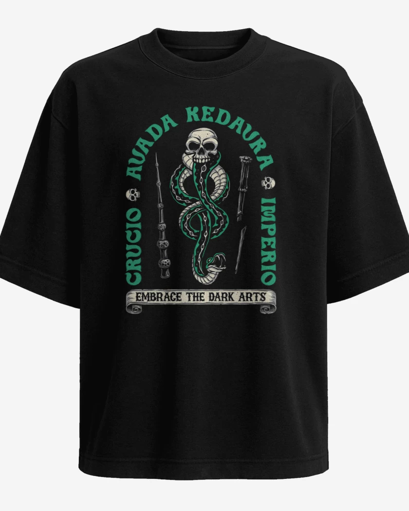 Polera Oversize Maldiciones Imperdonables