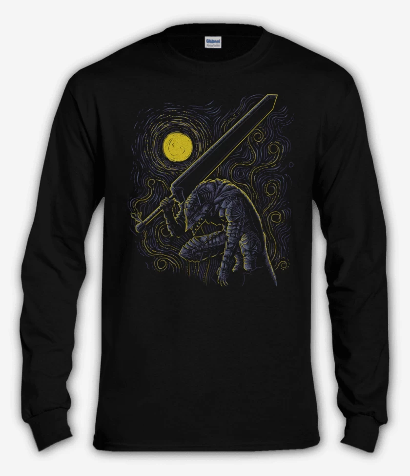 Polera manga larga Negro de van Guts