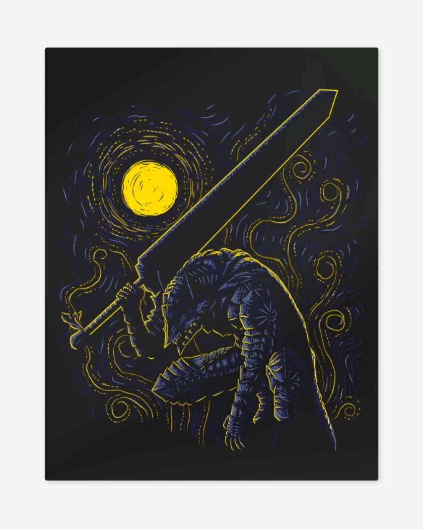 Print metalico Negro de van Guts