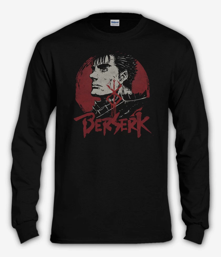 Polera manga larga Negro de Sacrificio Guts