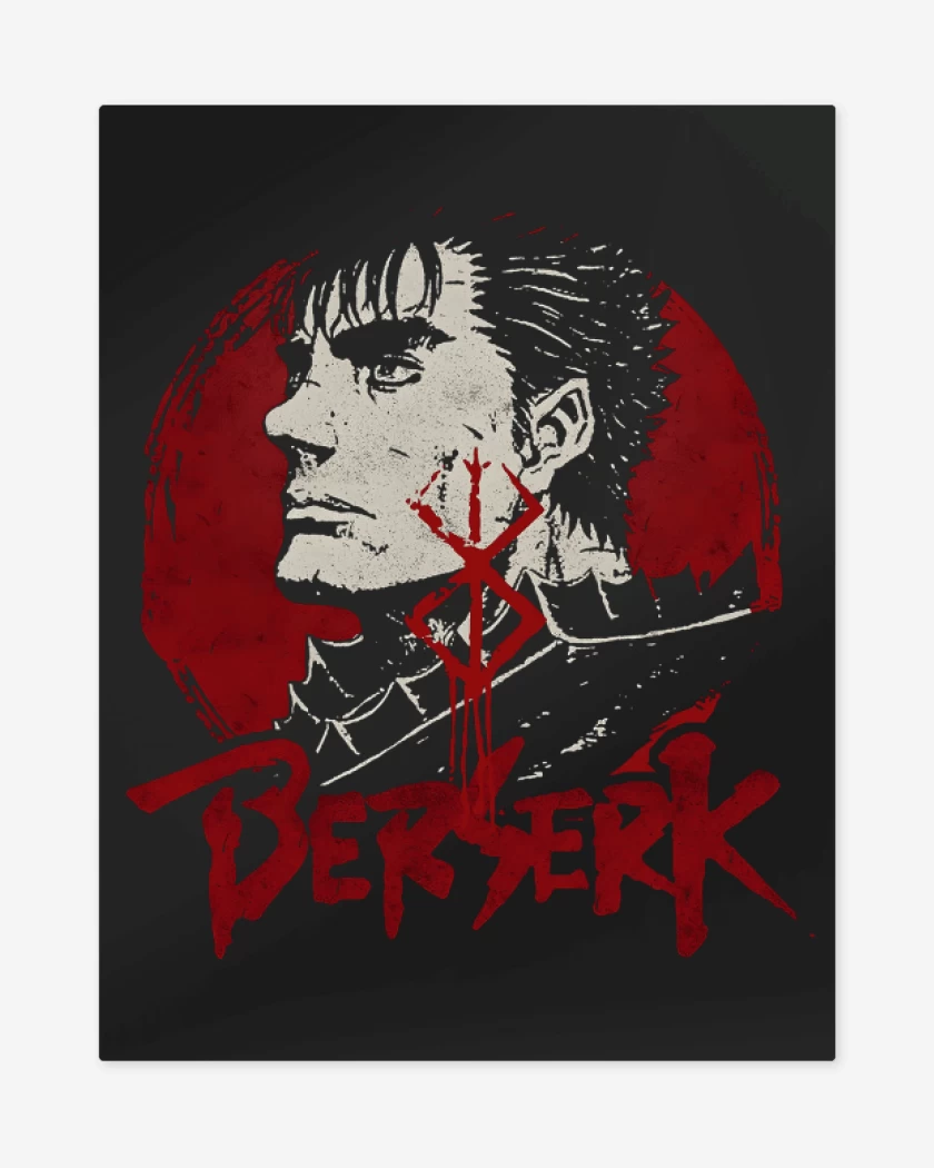 Print metalico Negro de Sacrificio Guts