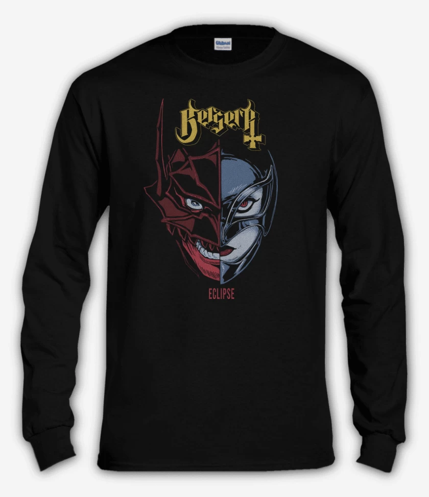 Polera manga larga Negro de Eclipse