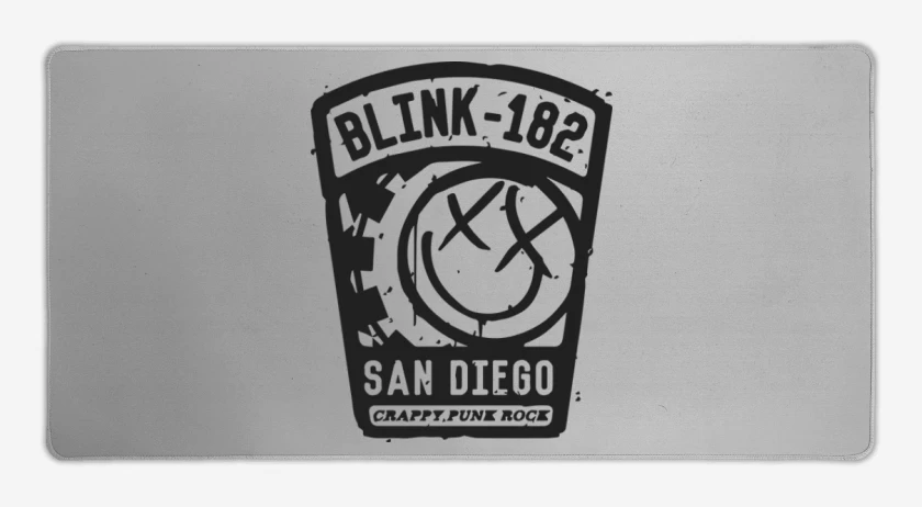 Mouse pad Gamer Gris Melange de Blink 182