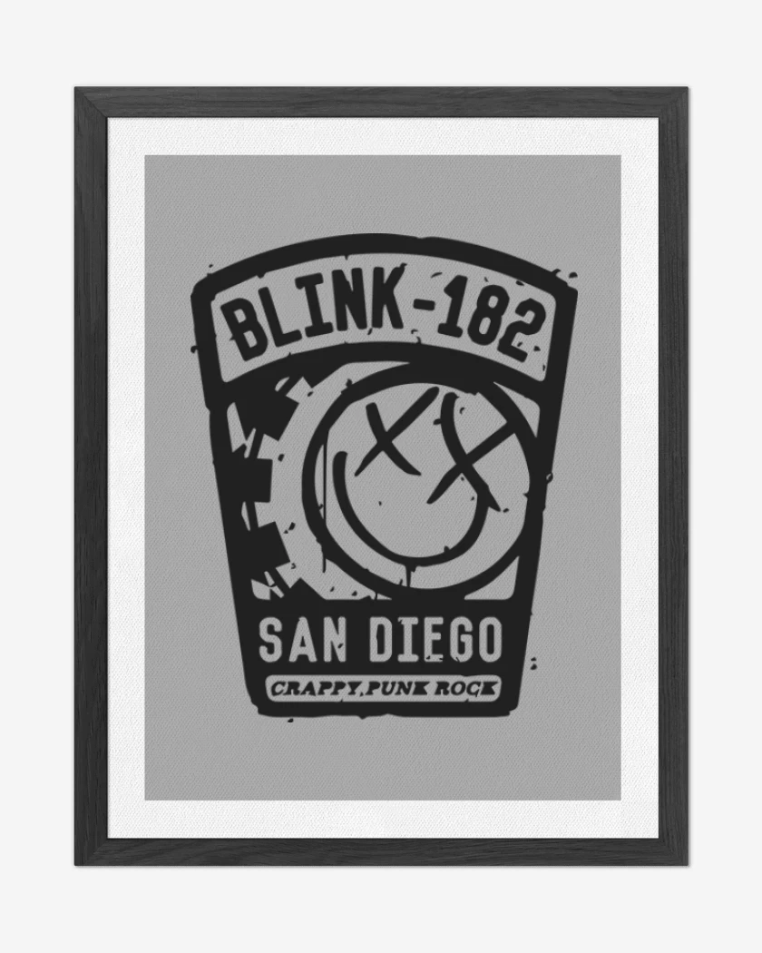 Cuadro decorativo Gris Melange de Blink 182