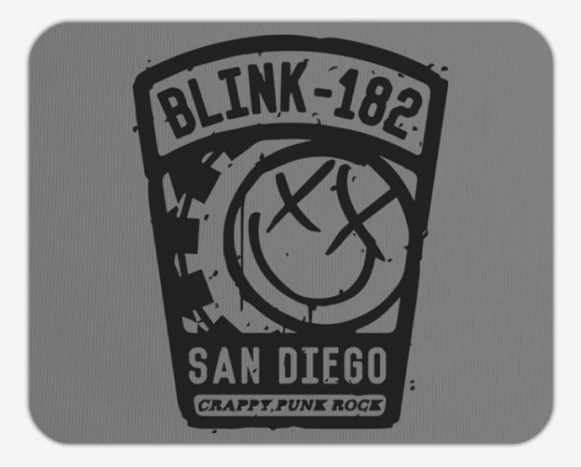 Mousepad Gris Melange de Blink 182
