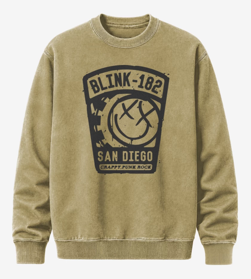 Poleron Polo Acid Wash Beige de Blink 182