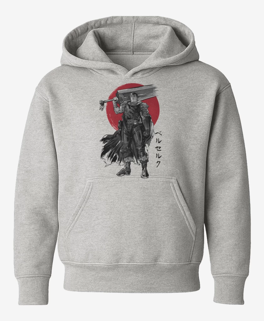 Poleron de niño Gris Melange de Gatsu Ukiyoe