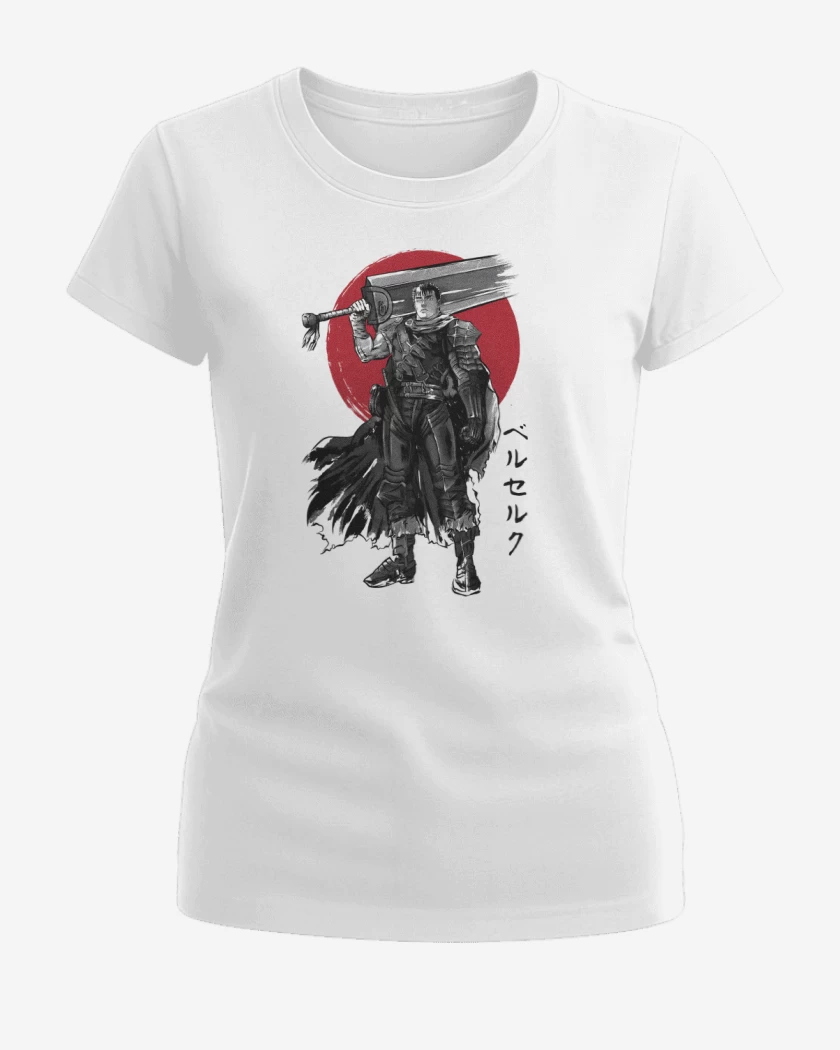 Polera de Mujer Blanco de Gatsu Ukiyoe