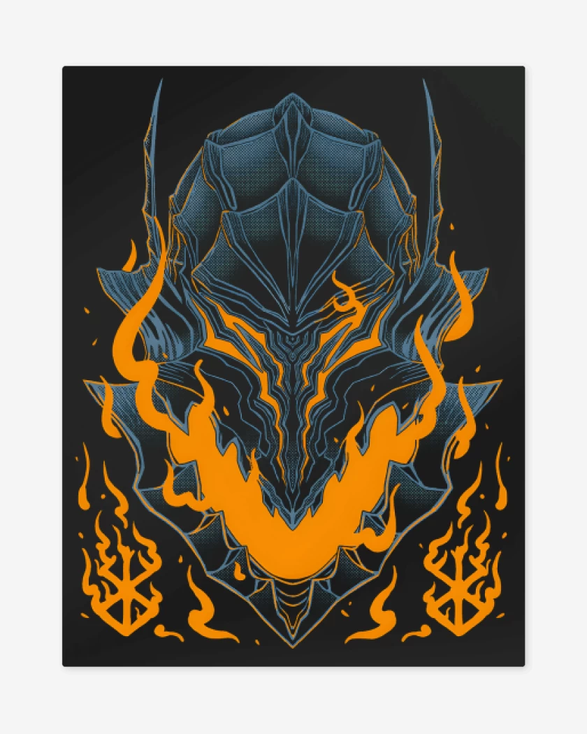 Print metalico Negro de Sed de Sangre