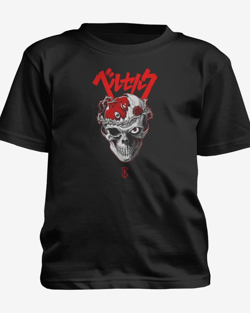 Polera de niño Negro de Skull Beherit