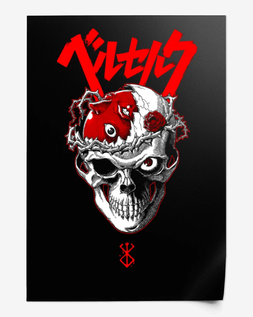 Print Skull Beherit