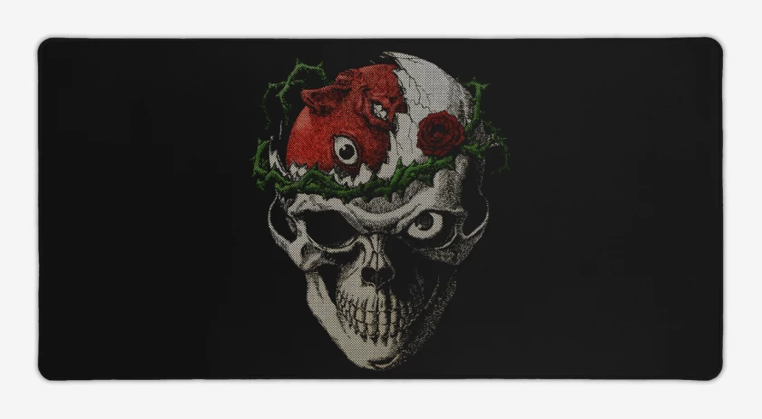 Mouse pad Gamer Cráneo Beherit