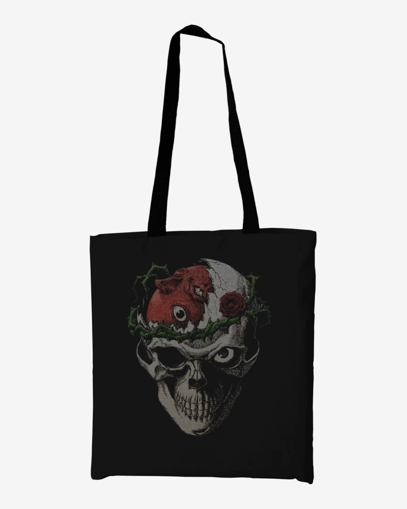 Totebag Cráneo Beherit