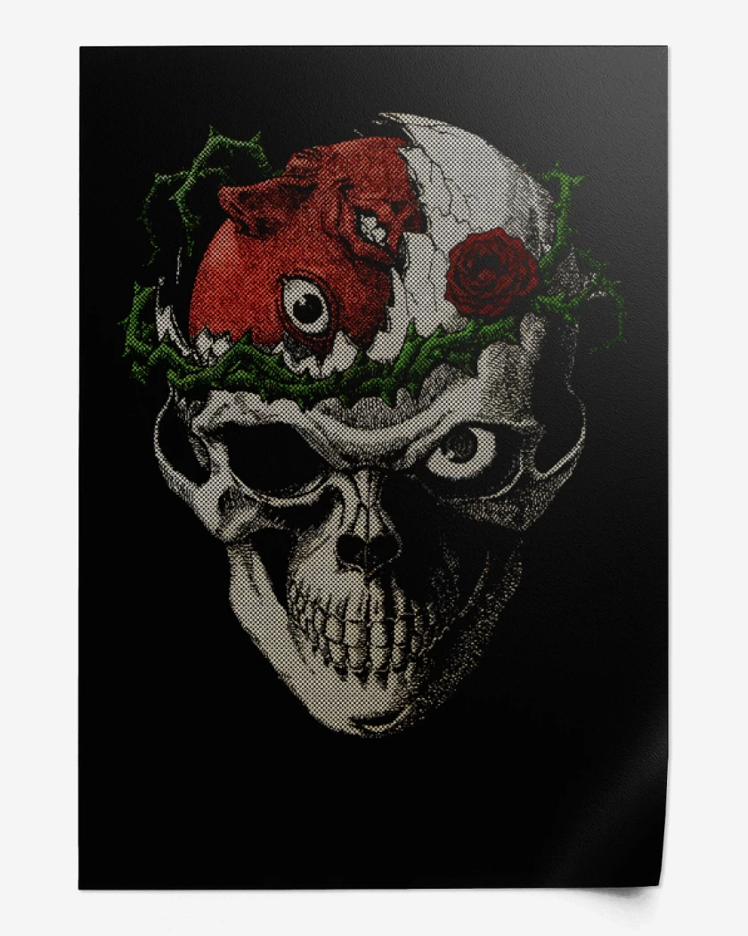 Print Cráneo Beherit