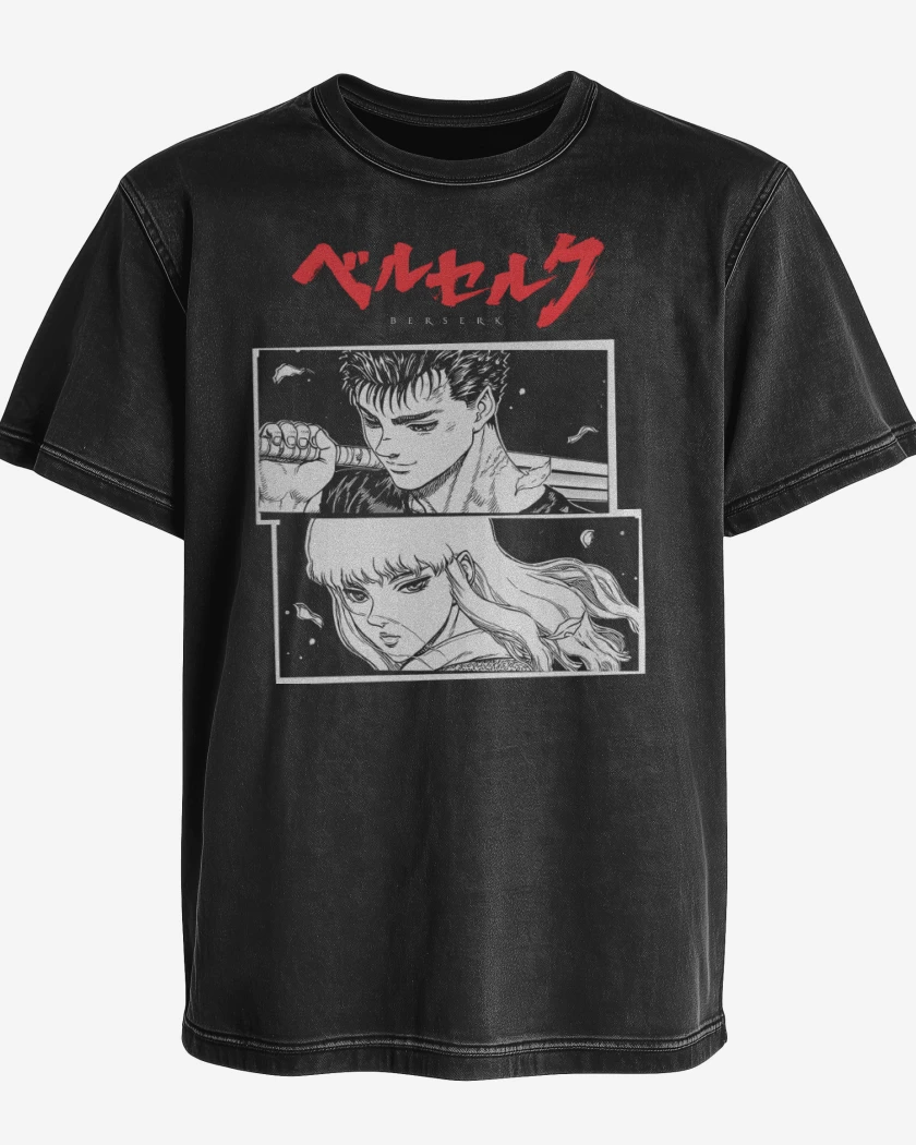 Polera desgastada Guts x Griffth