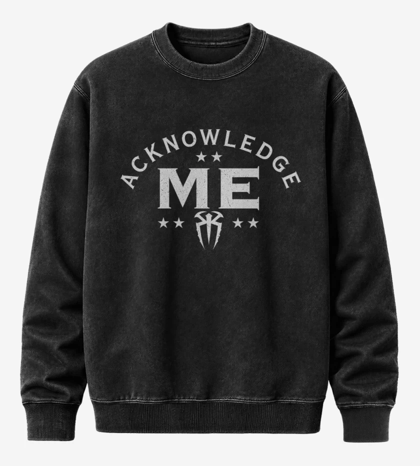 Poleron Polo Acid Wash Negro de Acknowledge Me