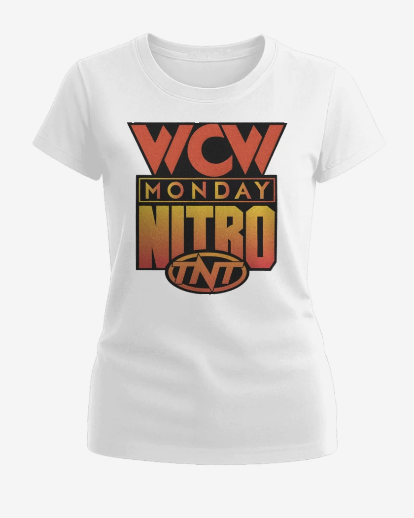 Polera de Mujer Blanco de WCW Nitro