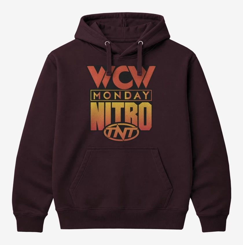 Polerón Canguro Burdeo de WCW Nitro