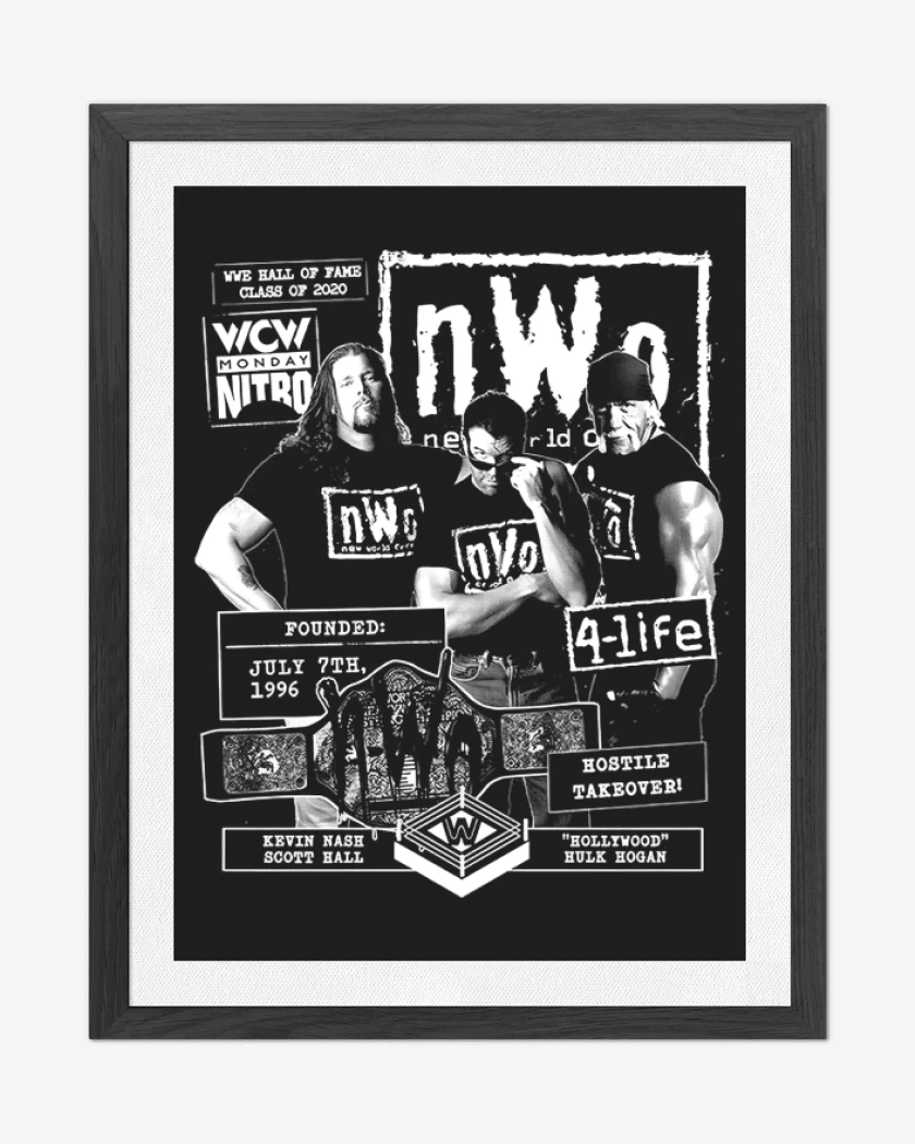 Cuadro decorativo Negro de nWo 4 life