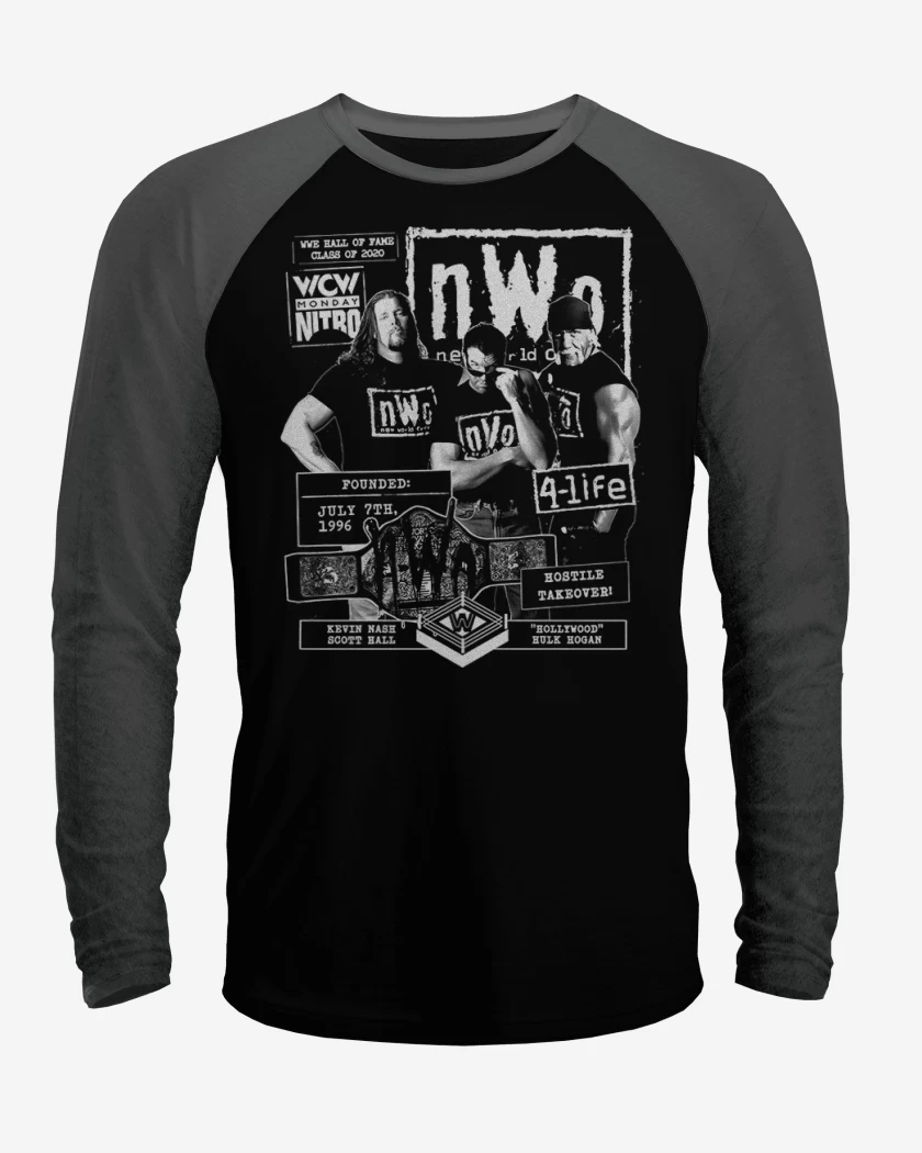 Polera Raglan nWo 4 life