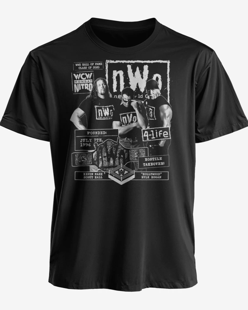 Polera premium Negro de nWo 4 life