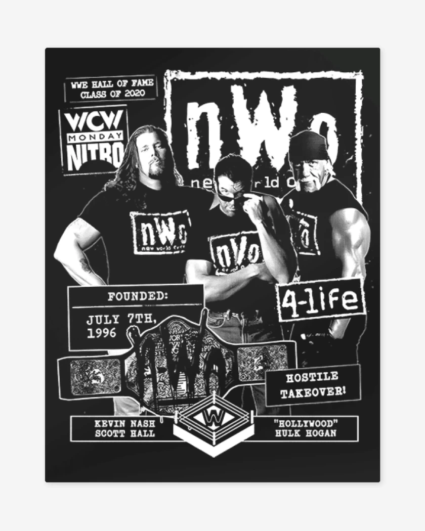 Print metalico nWo 4 life
