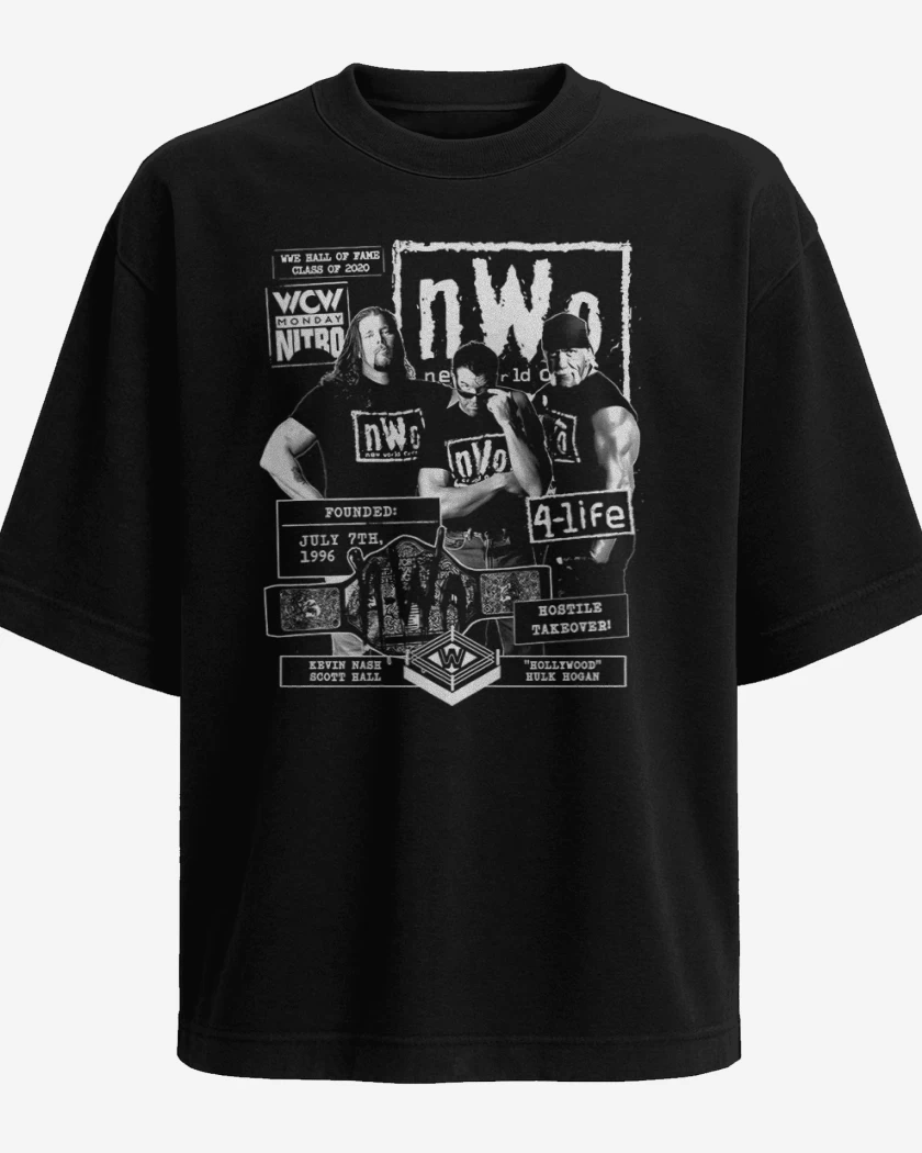 Polera Oversize nWo 4 life