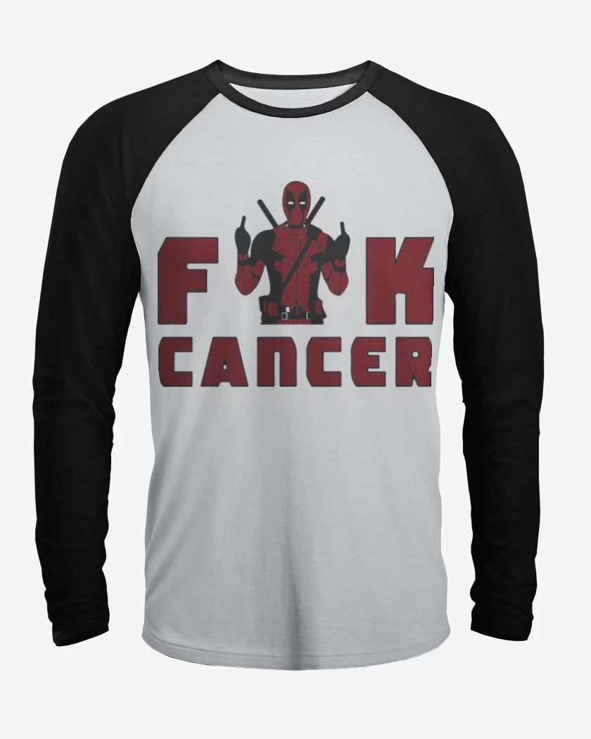 Polera Raglan Fuck Cancer