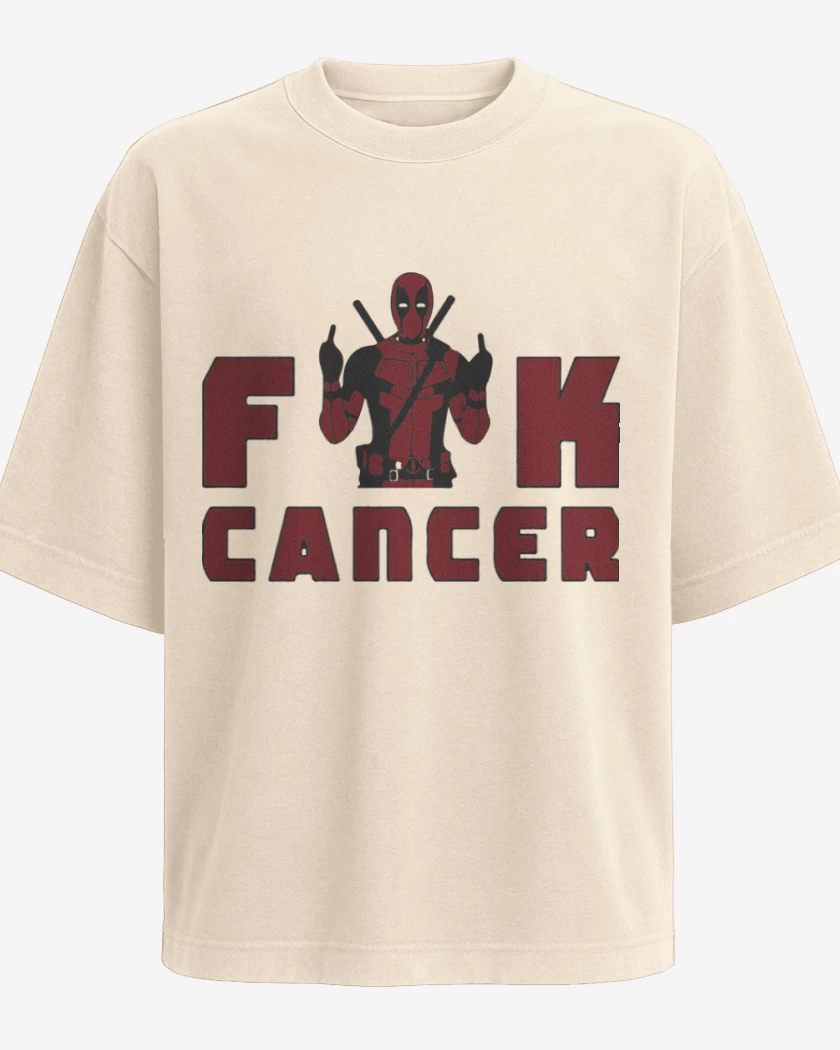Polera Oversize Fuck Cancer