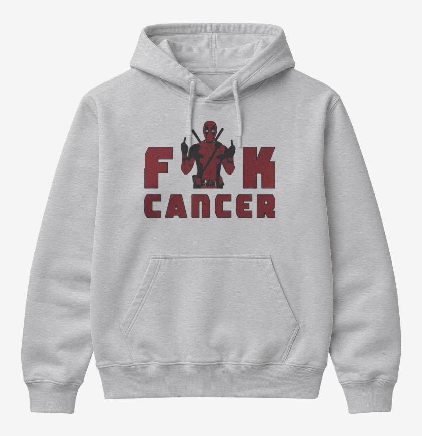 Poleron Canguro básico Fuck Cancer