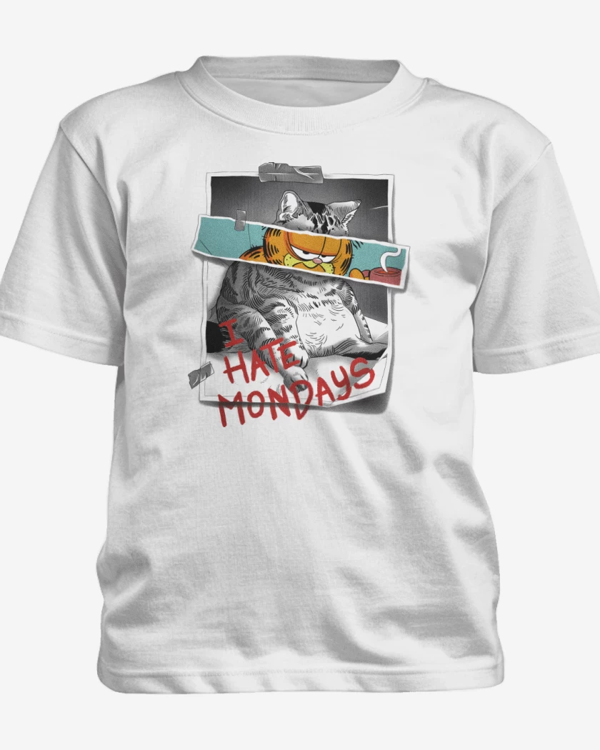 Polera de niño Blanco de Odio los Lunes